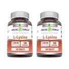 Suplemento: Fórmulas incríveis, comprimidos de L-Lisina 1000 mg x 180