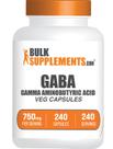 Suplemento GABA BulkSupplements.com GABA 750 mg 240 cápsulas