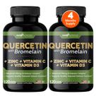 Suplemento Gade Nutrition Quercetina 500 mg com vitamina C, D e zinco