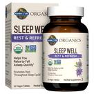 Suplemento Garden of Life Organics Sleep Well - 30 Comprimidos