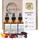 Suplemento GIVOL Immunity Pack - Vitaminas Líquidas 240ml (3 Unidades)