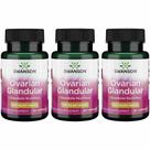 Suplemento glandular ovariano Swanson 250 mg 60 cápsulas, pacote com 3