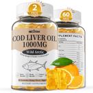 Suplemento Gomas de óleo de fígado de bacalhau Nextdia 1000 mg de ômega-3