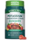 Suplemento Gomas de potássio e magnésio Nature's Truth 60 ct