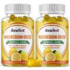 Suplemento Gummies duwhot Magnesium Oxide 400mg para adultos e crianças