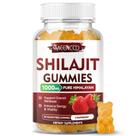 Suplemento Gummies MEENCD Shilajit sem açúcar 1000 mg 60 ct