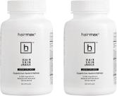 Suplemento Hairmax Hair Skin Nails 2500mcg de biotina, pacote com 2