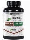 Suplemento Healthfare: Extrato de Graviola 5000mg - 200 Cápsulas Suplemento Healthfare: Extrato de Graviola 5000mg - 200 Cápsulas
