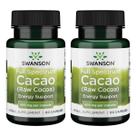 Suplemento Herbal Cacao Espectro Completo Swanson 400mg Paquete de 2