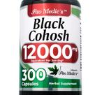 Suplemento Herbal FITO MEDIC'S Cohosh Preto 12000 mg 300 cápsulas