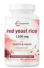 Suplemento Herbal Micro Ingredients con Arroz de Levadura Roja 1200mg y CoQ10