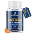Suplemento Herbal Samarogen Kava Kava 55% Kavalactonas 60 Cápsulas Blandas