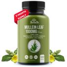 Suplemento HerbaMe Mullein Leaf - 1000mg - 120 Cápsulas