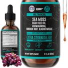 Suplemento Herbify Sea Moss Black Sea Sea Seed Oil 60ml para mulheres