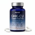 Suplemento HerbX GHK-Cu Peptídeos de Cobre 120 Cápsulas