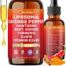 Suplemento HevChay Lipossomal Pimenta Caiena Gotas 60mL