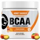 Suplemento Honey Badger BCAA + EAA Aminoácidos Sabor Pêssego e Manga