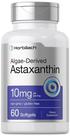 Suplemento Horbaach: Astaxantina 10 mg, 60 cápsulas gelatinosas e algas Suplemento Horbaach: Astaxantina 10 mg, 60 cápsulas gelatinosas e algas