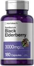 Suplemento Horbaach Black Elderberry 3000mg - 180 Cápsulas