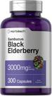 Suplemento Horbaach Black Elderberry 3000mg - 300 Cápsulas