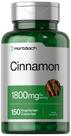 Suplemento Horbaach Canela 1800mg Ceilão 150 cápsulas