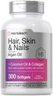 Suplemento Horbaach Hair Skin Nails 300 cápsulas gelatinosas com biotina