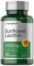 Suplemento Horbäach Lecitina de Girassol 2400mg 60 cápsulas softgel