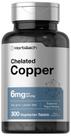 Suplemento Horbäach Quelated Copper 6mg 300 comprimidos