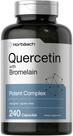 Suplemento Horbäach Quercetina com Bromelaína 240 cápsulas