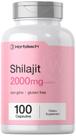 Suplemento Horbäach Shilajit - 2000mg - 100 Cápsulas