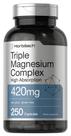 Suplemento Horbäach Triplo Magnésio 420mg 250 cápsulas