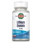 Suplemento KAL Orotato de Lítio - 5mg, 120 Cápsulas Vegetais