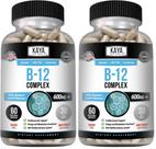 Suplemento Kaya Naturals B-12 Complex Energy Booster 120 cápsulas