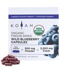 Suplemento KOYAH Organic Wild Blueberry em cápsulas 60 unidades