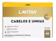 Suplemento Lavitan Cabelos e Unhas Com 60 Caps Cimed