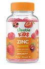 Suplemento Lifeable Zinc Kids Gummies 15mg - Sabor Frutas Vermelhas