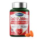 Suplemento LIVEGIS CoQ10 200 mg cápsulas gelatinosas com óleo MCT de coco 90 ct