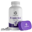 Suplemento LonglifeNutri R-Alpha Lipoic Acid 300 mg 120 cápsulas