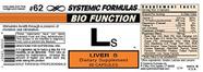 Suplemento LS Liver S - Fórmulas Sistêmicas - 60 Cápsulas Suplemento LS Liver S - Fórmulas Sistêmicas - 60 Cápsulas