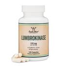 Suplemento Lumbrokinase de madeira dupla 150 mg 120 cápsulas