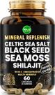 Suplemento Maju 18 em 1 Mineral Replenish com Black Seed 60 cápsulas