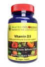 Suplemento Matrix Nutrients Vitamina D3 62,5 mcg (1.000 UI) Vegan