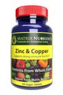 Suplemento Matrix Nutrients Zinco e Cobre 60 comprimidos