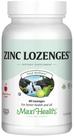 Suplemento Maxi Health: pastilhas de zinco de 10 mg com vitamina C (60 comprimidos para mastigar)