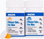 Suplemento MDR Fitness Tabs, multivitamínico patenteado AM/PM para homens