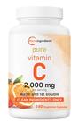 Suplemento: microingredientes, vitamina C pura, 2.000 mg, 240 cápsulas
