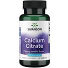 Suplemento mineral Citrato de cálcio Swanson 200 mg 60 cápsulas