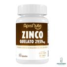Suplemento Mineral de Zinco Quelado 350mg 60 cápsulas APISNUTRI