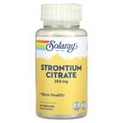 Suplemento Mineral Solaray Citrato de Estrôncio 250mg 120 Cápsulas