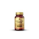 Suplemento mineral Solgar, comprimidos de cobre quelado, 100 unidades Suplemento mineral Solgar, comprimidos de cobre quelado, 100 unidades